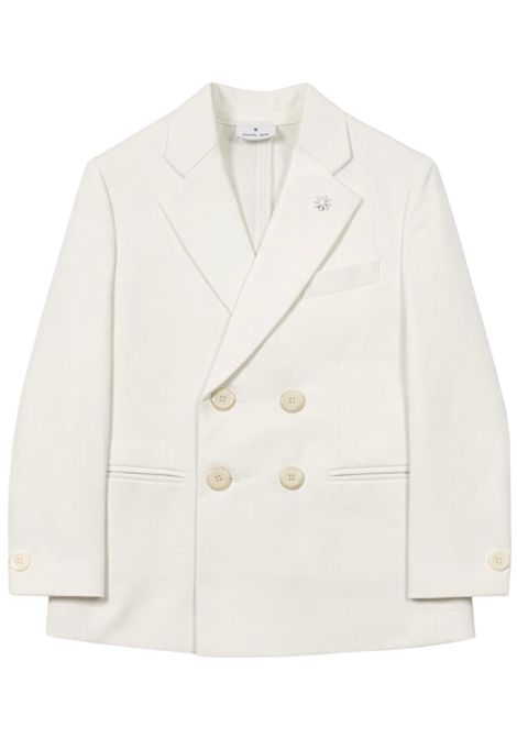 White cotton children's jacket Manuel Ritz | 3319BIANCO