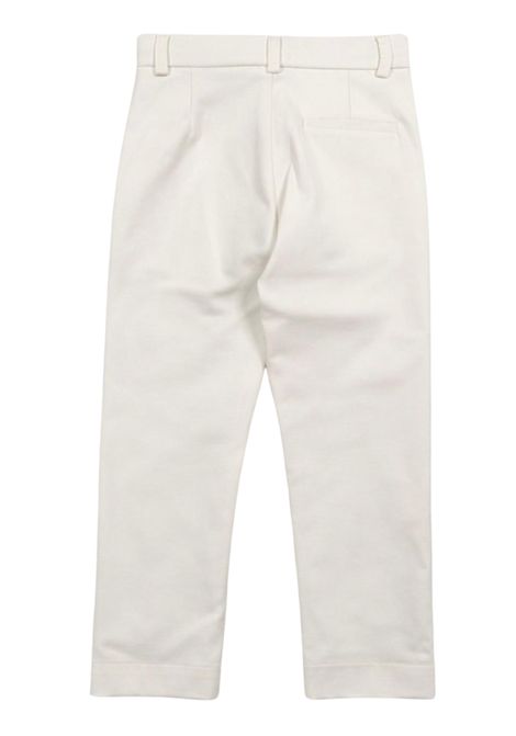 White cotton trousers for children Manuel Ritz | 3321BIANCO