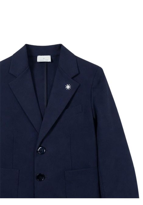 Giacca bambino blu in cotone Manuel Ritz | 3328BLU