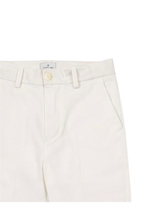 White cotton trousers for children Manuel Ritz | 3343BIANCO