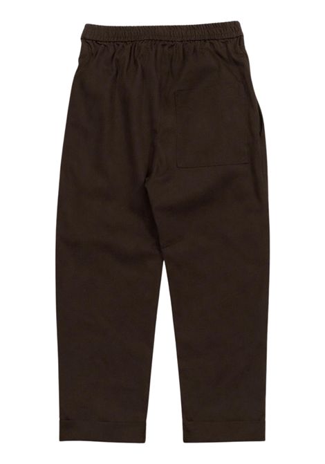 Children's linen and viscose trousers Manuel Ritz | 3346MARRONE