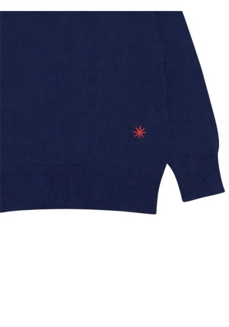 Maglia neonato blu in cotone Manuel Ritz | 3351BLU