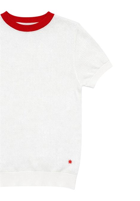 T-shirt bambino bianca in viscosa Manuel Ritz | 3353BIANCO