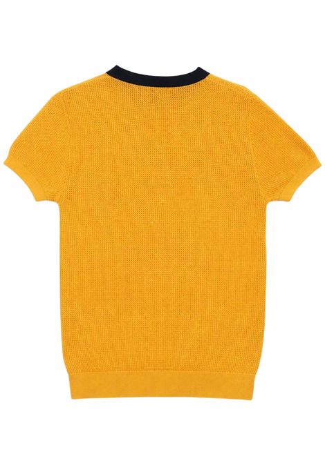 T-shirt bambino gialla in viscosa Manuel Ritz | 3353GIALLO