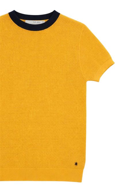 T-shirt bambino gialla in viscosa Manuel Ritz | 3353GIALLO