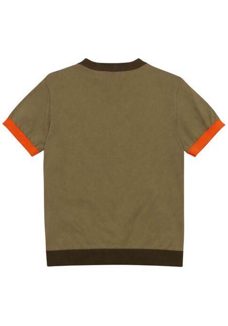 T-shirt bambino verde in viscosa Manuel Ritz | 3354VERDE