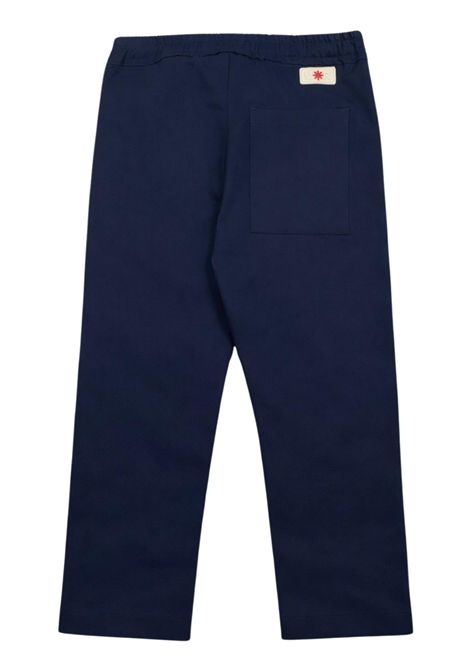 Blue cotton trousers for children Manuel Ritz | 3368BLU