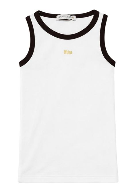 Canotta bambino bianca in cotone Manuel Ritz | 33699BIANCO