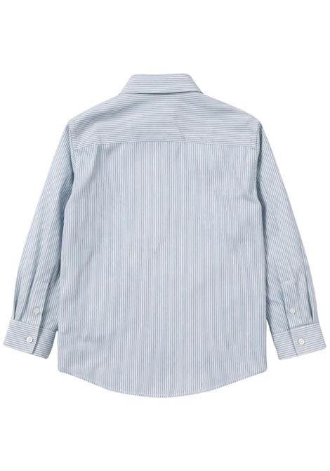 Camicia bambino azzurra in cotone Manuel Ritz | 3373AZZURRO
