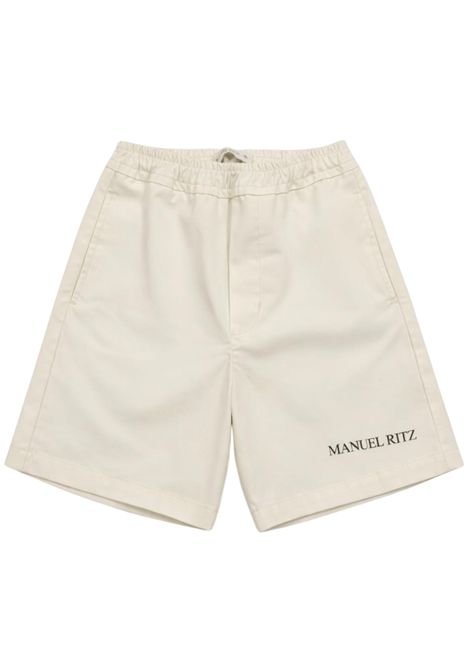 Bermuda bambino panna in cotone Manuel Ritz | 3376PANNA