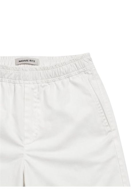 Bermuda bambino bianco in cotone Manuel Ritz | 3379BIANCO