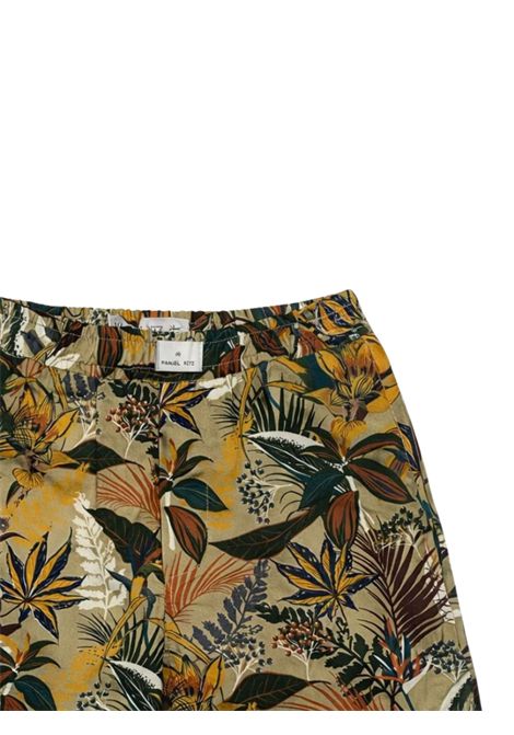 Green viscose Bermuda shorts for children Manuel Ritz | 3382VERDE