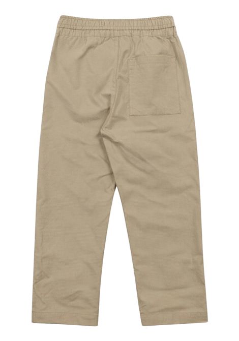 Green cotton trousers for children Manuel Ritz | 3383SABBIA