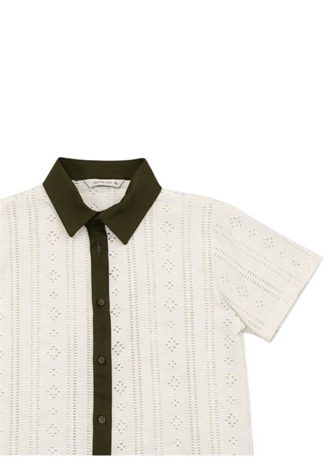 Cream cotton children's shirt Manuel Ritz | 3384PANNA