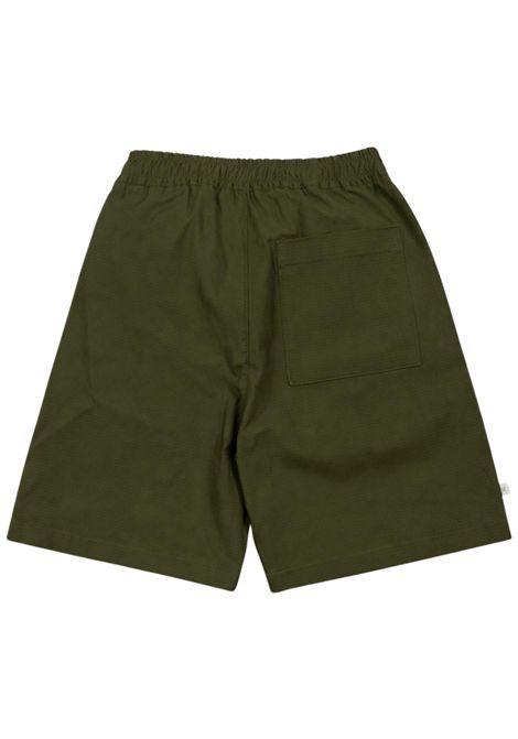 Green cotton Bermuda shorts for children Manuel Ritz | 3385VERDE