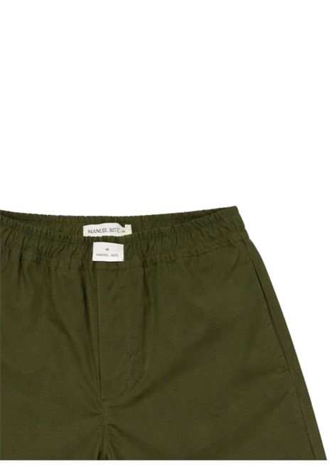 Green cotton Bermuda shorts for children Manuel Ritz | 3385VERDE