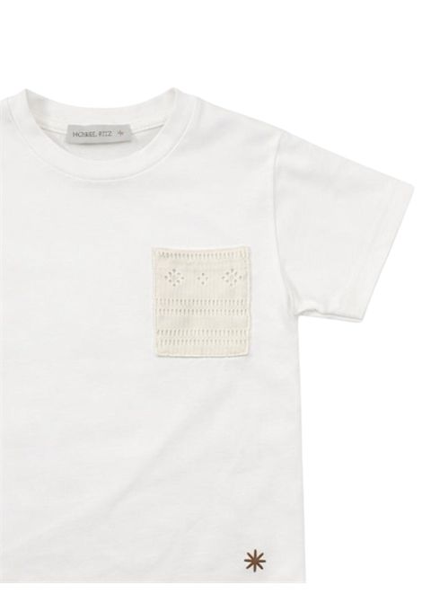 White cotton T-shirt for children Manuel Ritz | 3387BIANCO