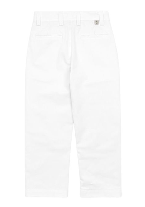 White cotton trousers for children Manuel Ritz | 3388BIANCO