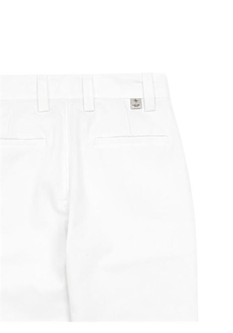 White cotton trousers for children Manuel Ritz | 3388BIANCO