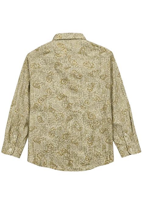 Green cotton shirt for children Manuel Ritz | 3392VERDE