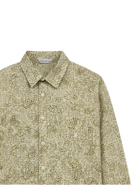 Green cotton shirt for children Manuel Ritz | 3392VERDE