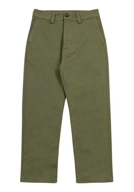 Green cotton trousers for children Manuel Ritz | 3393VERDE