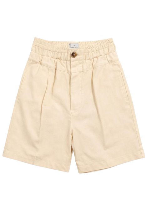 Children's Bermuda shorts in linen and viscose Manuel Ritz | 3396SABBIA