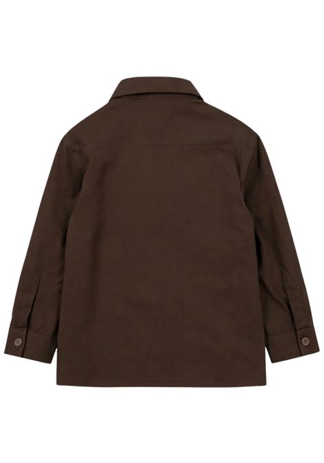 Children's linen and viscose shirt Manuel Ritz | 3397MARRONE
