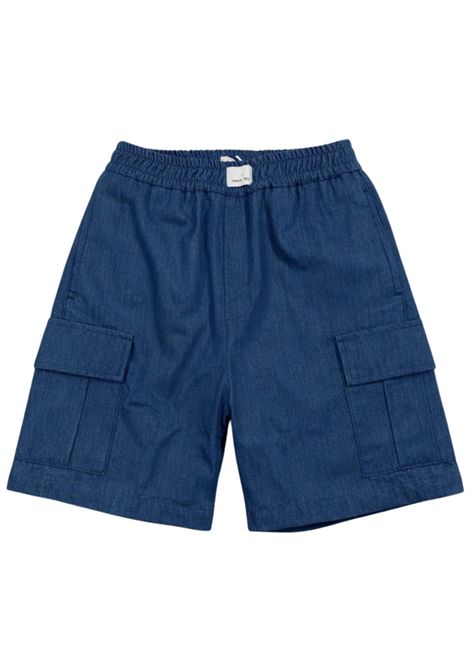 Children's Bermuda shorts in cotton and linen Manuel Ritz | 3401DENIM