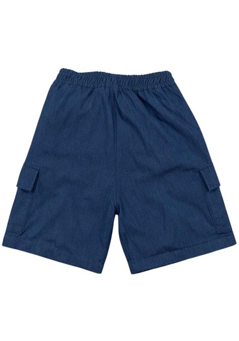 Children's Bermuda shorts in cotton and linen Manuel Ritz | 3401DENIM