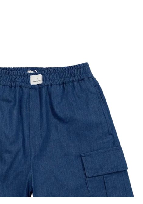 Children's Bermuda shorts in cotton and linen Manuel Ritz | 3401DENIM
