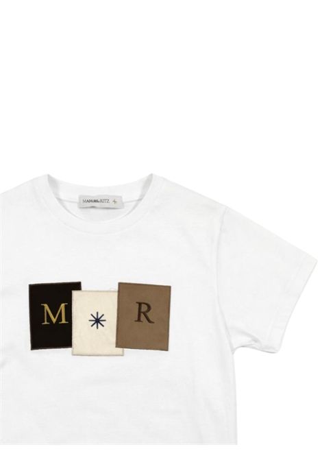 White cotton T-shirt for children Manuel Ritz | 3407BIANCO