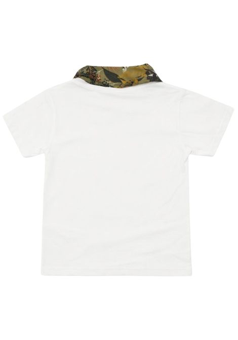 White cotton T-shirt for children Manuel Ritz | 3416BIANCO