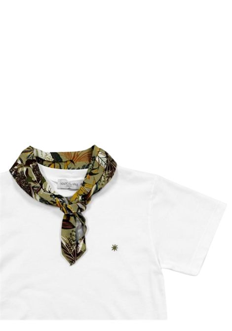 White cotton T-shirt for children Manuel Ritz | 3416BIANCO