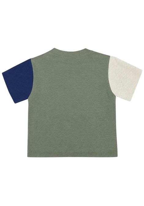 Newborn T-shirt in linen and cotton Manuel Ritz | 3431VERDE