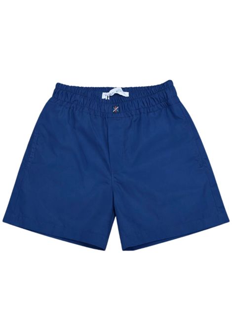 Bermuda neonato blu in cotone Manuel Ritz | 3435BLU