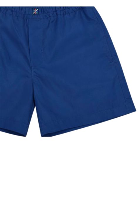Bermuda neonato blu in cotone Manuel Ritz | 3435BLU
