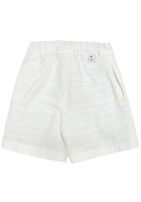 Bermuda neonato in lino e cotone Manuel Ritz | 3440BIANCO