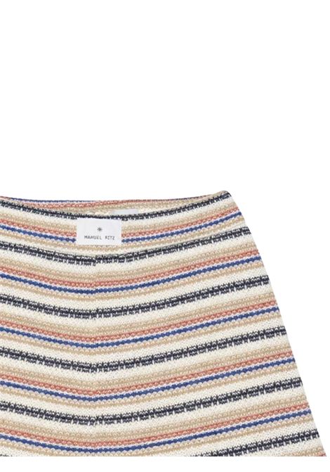 Bermuda neonato multicolor in cotone Manuel Ritz | 3441MULTICOLOR