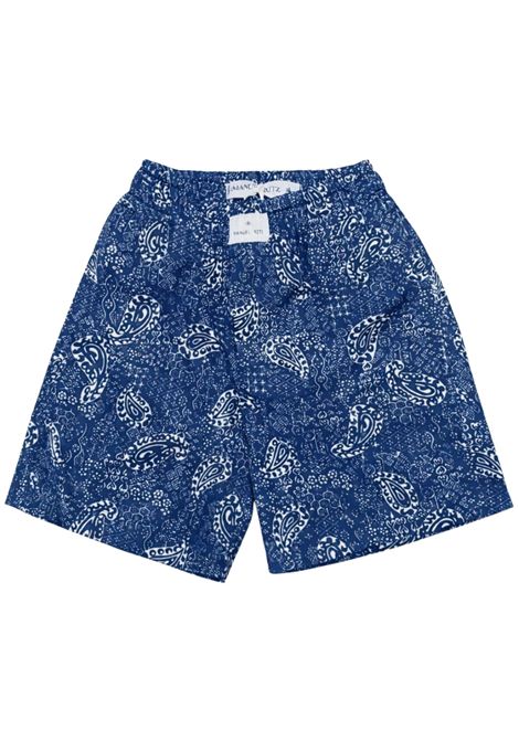 Bermuda neonato blu in cotone Manuel Ritz | 3444BLU