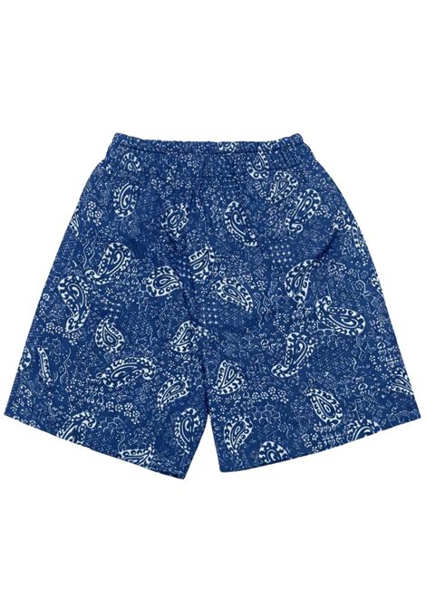 Bermuda neonato blu in cotone Manuel Ritz | 3444BLU