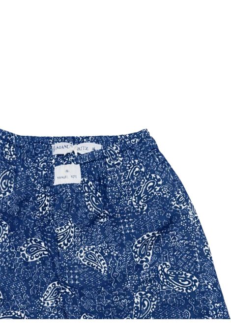 Bermuda neonato blu in cotone Manuel Ritz | 3444BLU