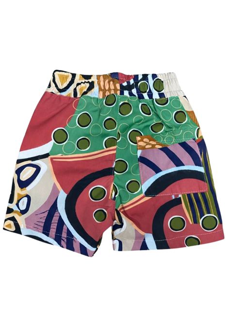 Bermuda neonato multicolor in cotone Manuel Ritz | 3449MULTICOLOR