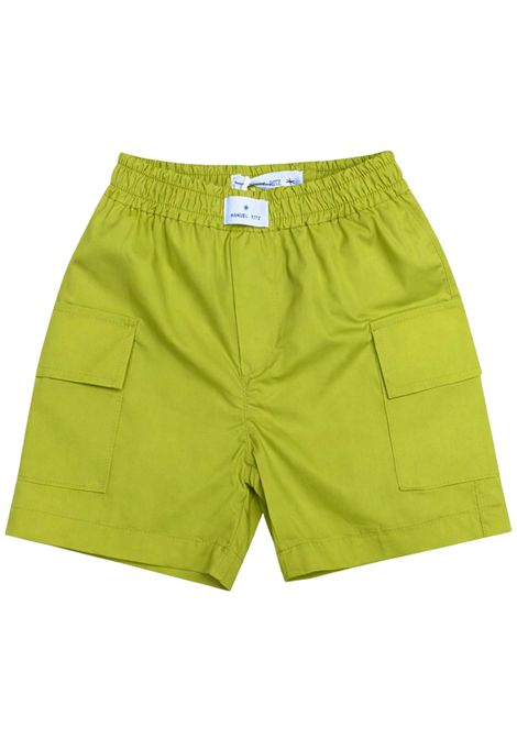 Bermuda neonato verde in cotone Manuel Ritz | 3450VERDE