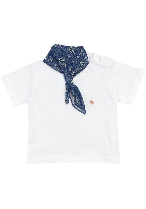 White cotton baby T-shirt Manuel Ritz | 3454BIANCO