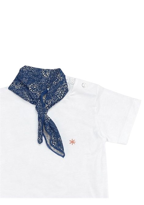 White cotton baby T-shirt Manuel Ritz | 3454BIANCO