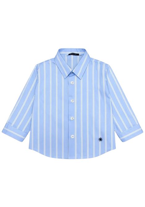 Baby blue cotton shirt Manuel Ritz | 3456AZZURRO