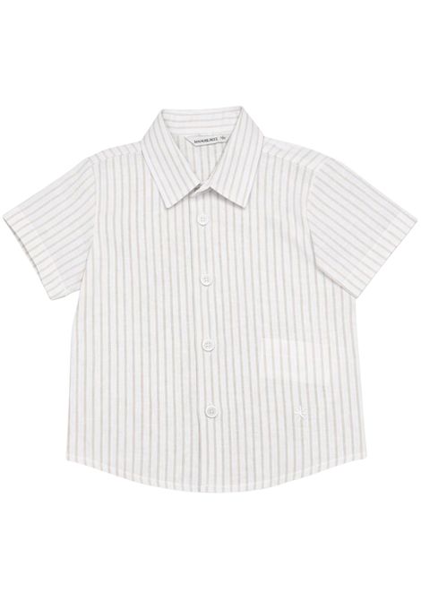 Newborn linen and cotton shirt Manuel Ritz | 34588PANNA