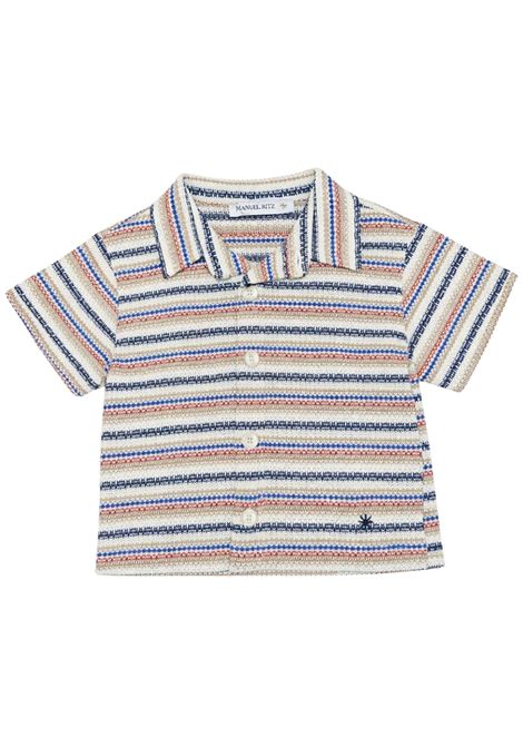 Multicolored cotton baby shirt Manuel Ritz | 3464MULTICOLOR