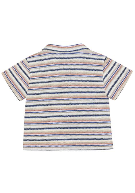 Multicolored cotton baby shirt Manuel Ritz | 3464MULTICOLOR